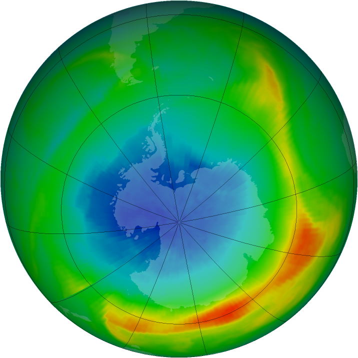 Ozone Map 1981-10-10